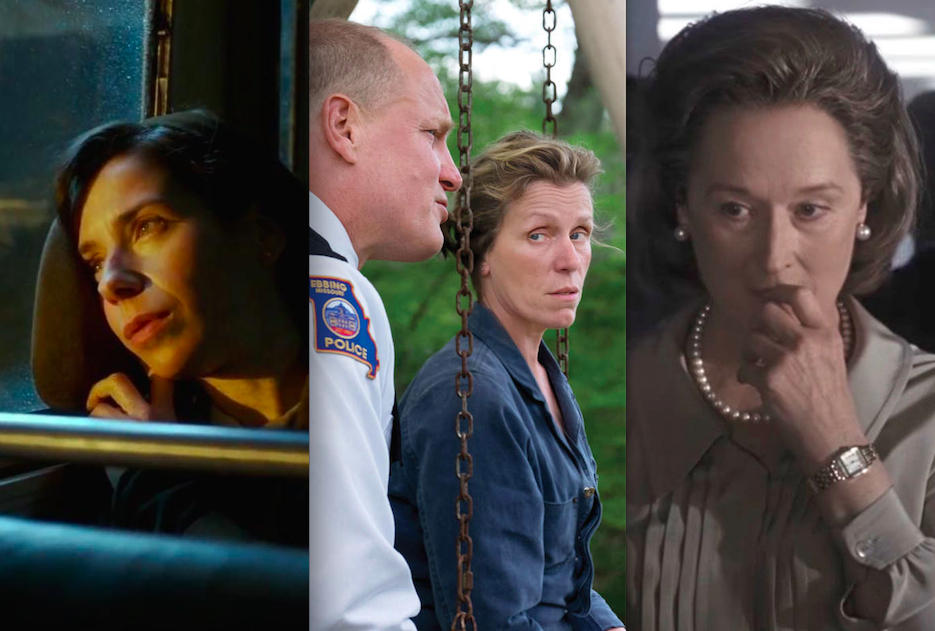 “The Shape of Water” Leads the 2018 Golden Globe Nominees